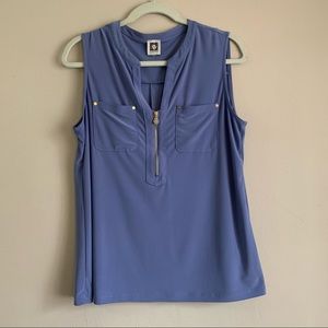 Anne Klein Sleeveless Periwinkle Top